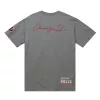 MITCHELL & NESS CHICAGO BULLS M&N CITY COLLECTION S/S TEE Grey Heather