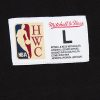 MITCHELL & NESS NBA JACQUARD RINGER SS TEE VINTAGE LOGO CHICAGO BULLS BLACK XL