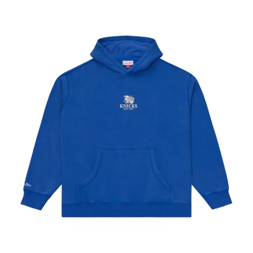 Mitchell & Ness NBA Core New York Knicks Essentials Fleece Hoodie Royal
