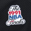 MITCHELL & NESS NBA FASHION MESH V-NECK VINTAGE LOGO CHICAGO BULLS BLACK XXL