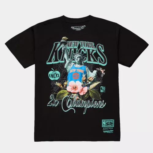 Mitchell & Ness NBA New York Knicks In The City Tee Black 3XL