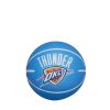WILSON NBA DRIBBLER OKLAHOMA CITY THUNDER BASKETBALL BLUE