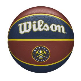   WILSON NBA TEAM TRIBUTE DENVER NUGGETS BASKETBALL 7 BLUE/MAROON