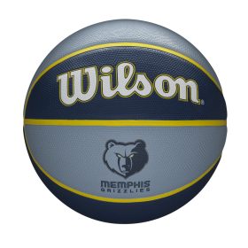   WILSON NBA TEAM TRIBUTE MEMPHIS GRIZZLIES BASKETBALL 7 LIGHT BLUE/NAVY