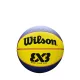 Wilson FIBA 3X3 Mini Rubber Basketball Blue/Orange 3