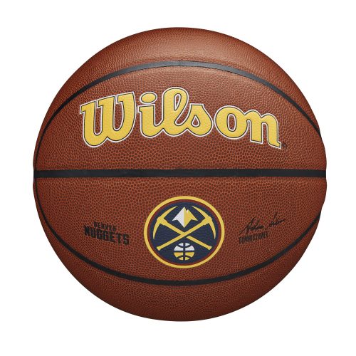 WILSON NBA TEAM COMPOSITE DENVER NUGGETS BASKETBALL 7 BROWN
