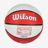 WILSON NBA TEAM RETRO MINI MIAMI HEAT BASKETBALL 3 RED/WHITE