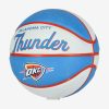 WILSON NBA TEAM RETRO MINI OKLAHOMA CITY THUNDER BASKETBALL 3 BLUE/WHITE