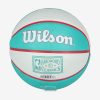 WILSON NBA TEAM RETRO MINI SAN ANTONIO SPURS BASKETBALL 3 TEAL/WHITE