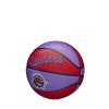 WILSON NBA TEAM RETRO MINI TORONTO RAPTORS BASKETBALL 3 PURPLE/RED