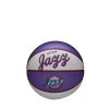 WILSON NBA TEAM RETRO MINI UTAH JAZZ BASKETBALL 3 PURPLE/WHITE