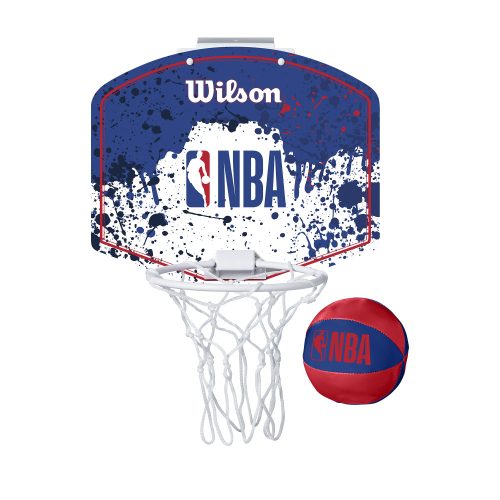 WILSON NBA TEAM MINI HOOP WILSON NBA RWB  RED/WHITE/BLUE