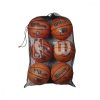 WILSON NBA 6 BALL MESH CARRY BAG BL Black one
