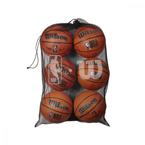 WILSON NBA 6 BALL MESH CARRY BAG BL Black one