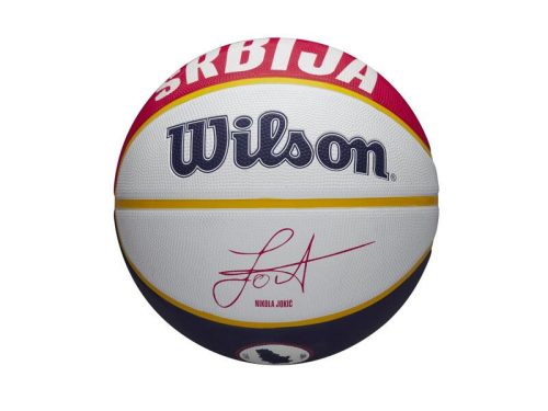 WILSON NBA PLAYER LOCAL BSKT JOKIC BLUE/YELLOW