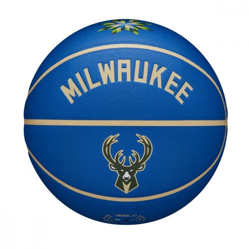 WILSON NBA TEAM CITY COLLECTOR BSKT MILWAUKEE BUCKS BLUE