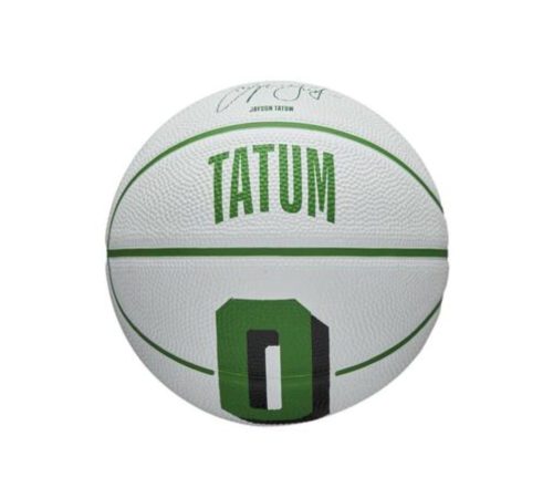 Wilson NBA Player Icon Mini BSKT Jayson Tatum Green 3