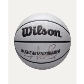 Wilson NBA Player Icon UV Giannis Antetokounmpo BSKT Grey