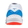 MIZUNO WAVE STEALTH NEO WHITE / IGNITION RED / FRENCH BLUE
