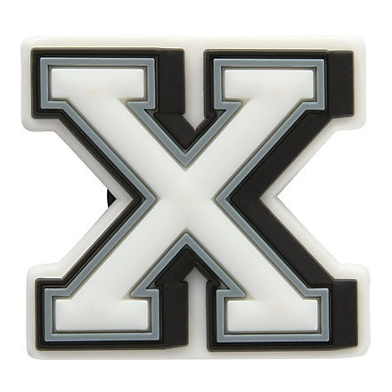 Crocs X betű Jibbitz