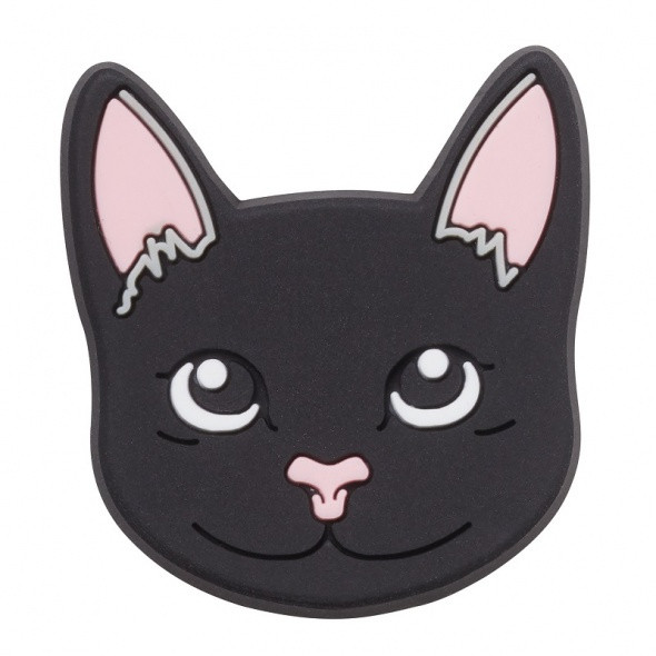 Crocs Fekete macska Jibbitz