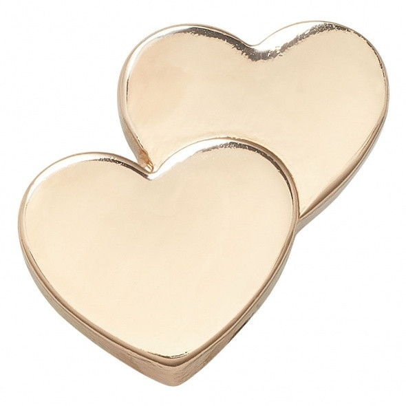 Crocs Arany szívek Jibbitz