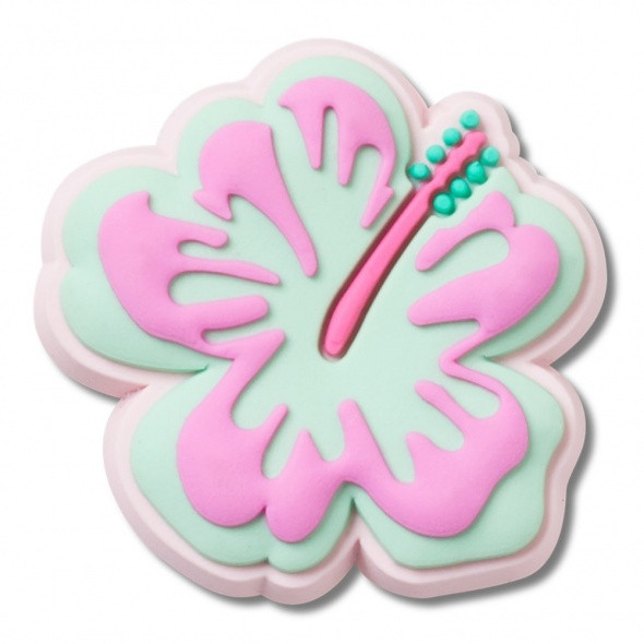 Crocs Rózsaszín hibiszkusz Jibbitz