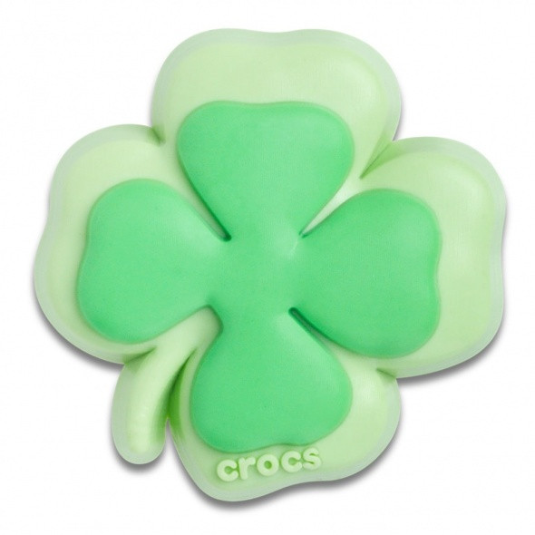Crocs Zöld lóhere Jibbitz