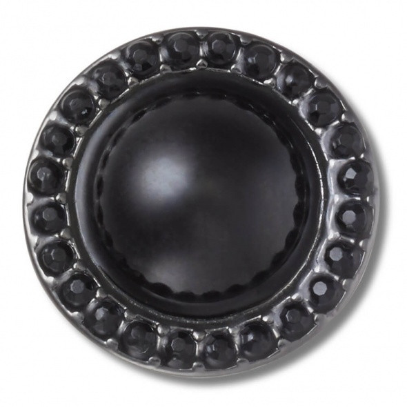 Crocs Fekete gomb kövekkel Jibbitz