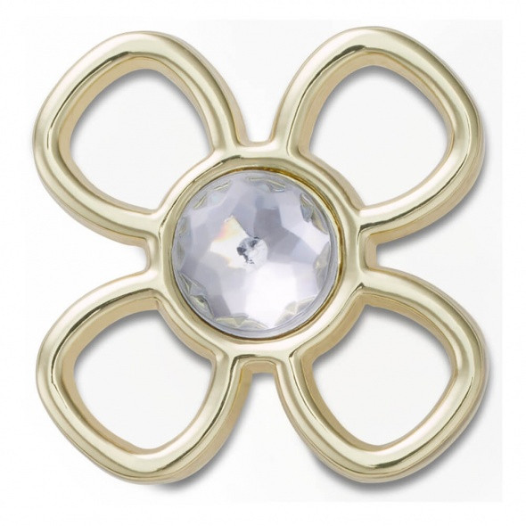 Crocs Kivágott arany virág Jibbitz