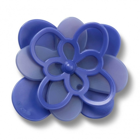 Crocs Sötétkék nyíló virág Jibbitz