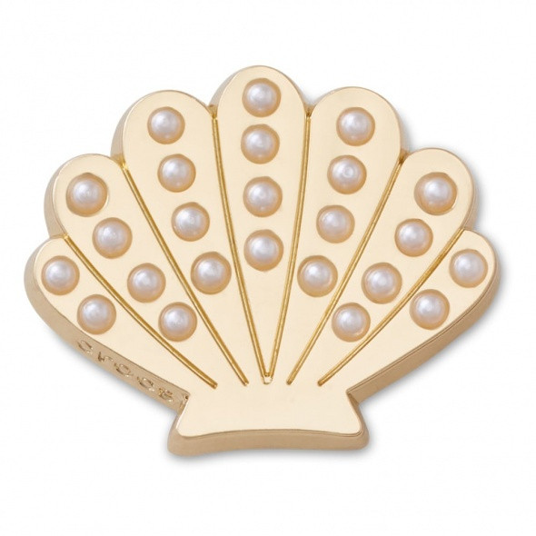 Crocs Arany kagyló gyöngyökkel Jibbitz