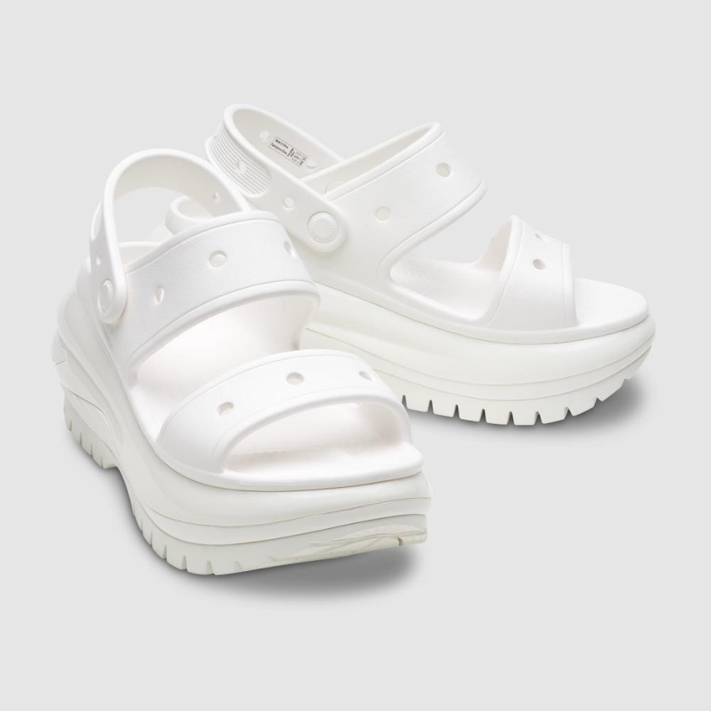 CROCS CLASSIC MEGA CRUSH SANDAL WHITE 39-40