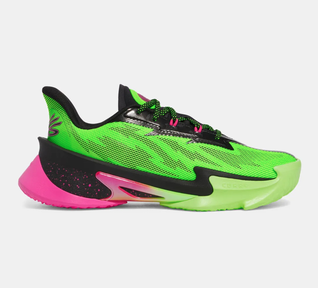 Under Armour Curry Series 7 Aurora Green/Black/Pink