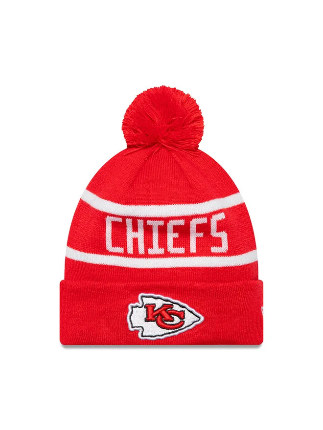 New Era OTC NFL Jake Kansas City Chiefs Knit Beanie Red ONE