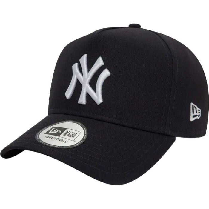 New Era MLB New York Yankees Patch 9FORTY Eframe Cap Navy/ White ONE