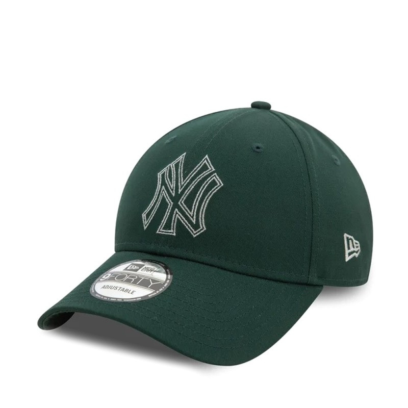 New Era 940 MLB Metallic Outline 9FORTY New York Yankees Green