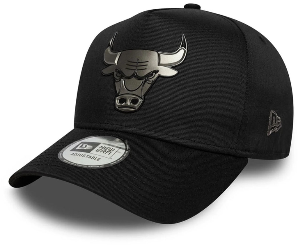 New Era 9FORTY Aframe NBA Metallic Chicago Bulls Cap Black ONE