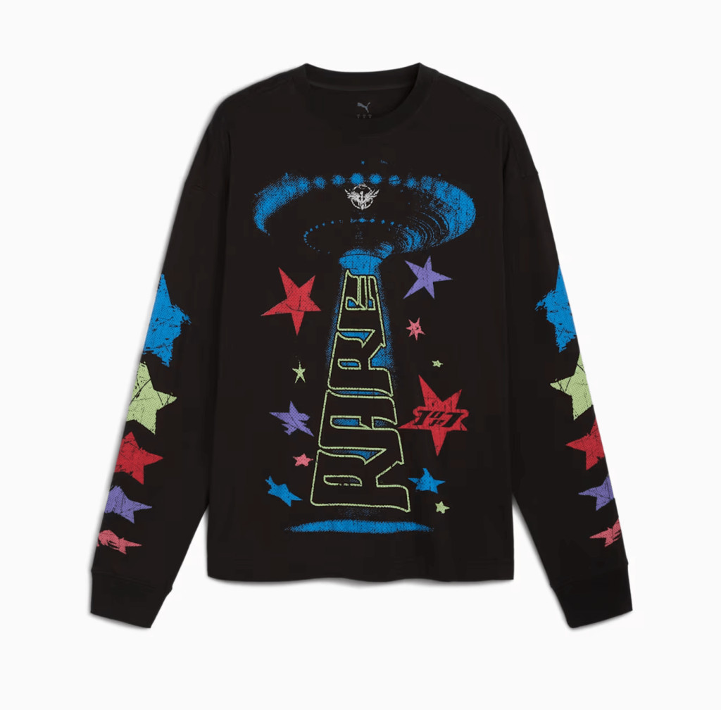 PUMA x LAMELO BALL Star Vision Long Sleeve Tee Back M