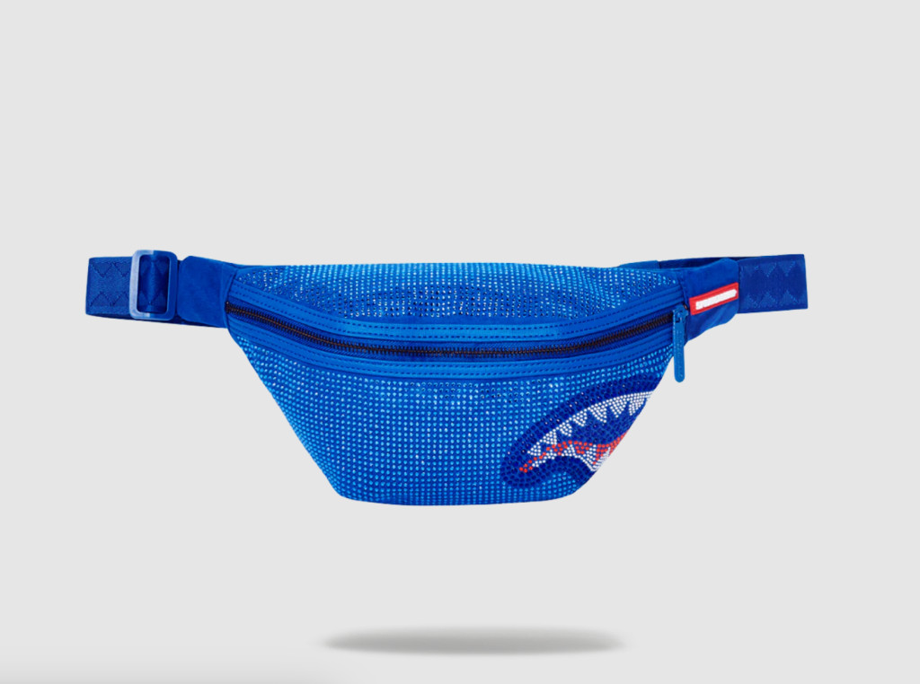 Sprayground Trinity Blue Savvy Crossbody Blue