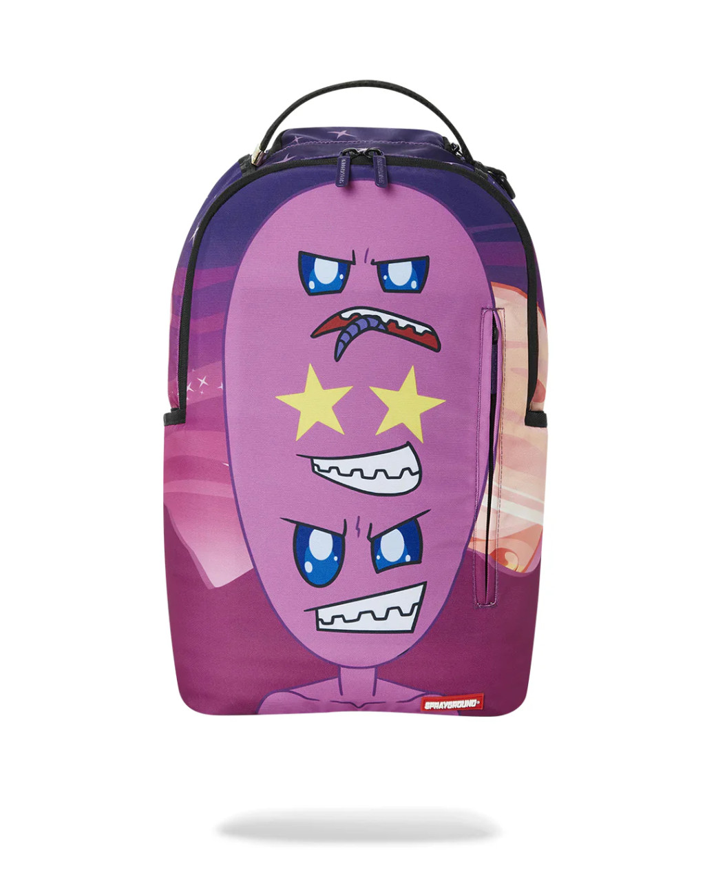 Sprayground Seeing Triple Aliens Dlxsr Backpack Purple