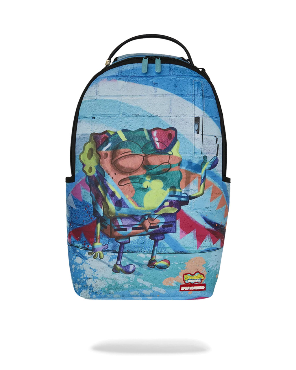 Sprayground Painted Spongebob Backpack Blue