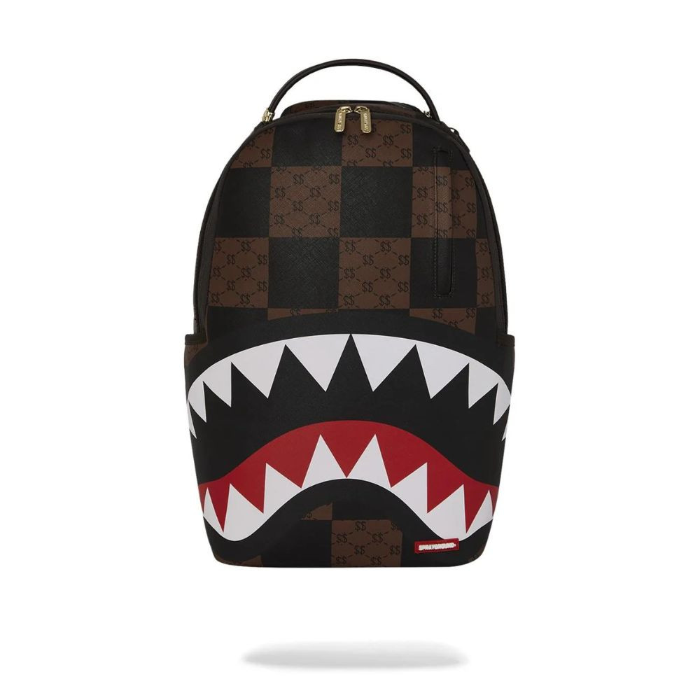 Sprayground Enlarged Checks Paris Backpack Brown ONE