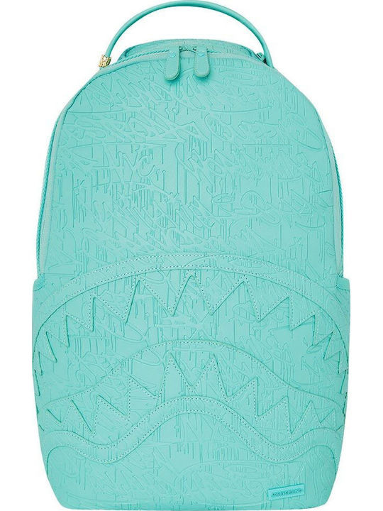 Sprayground Aqua Embossed Graffiti Turquoise ONE