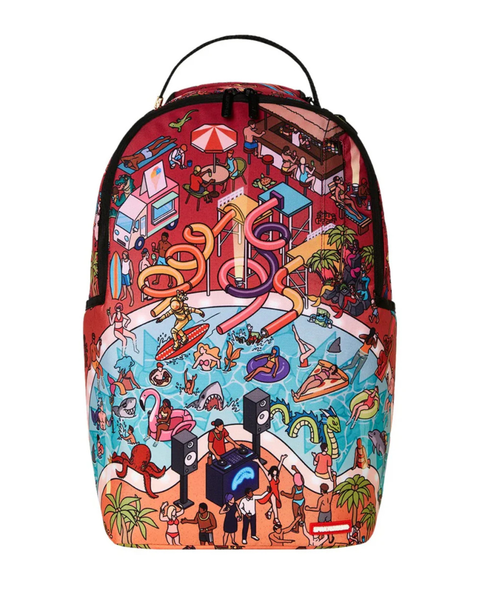 Sprayground The Party Dont Shark Dlxr Backpack Multicolor ONE