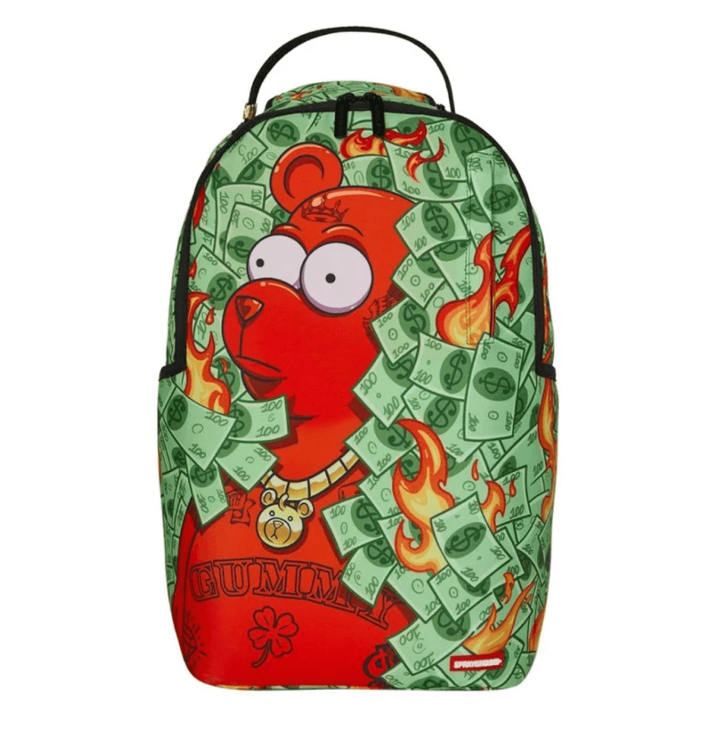 Sprayground Diablo Money Bush Backpack Red/Green ONE