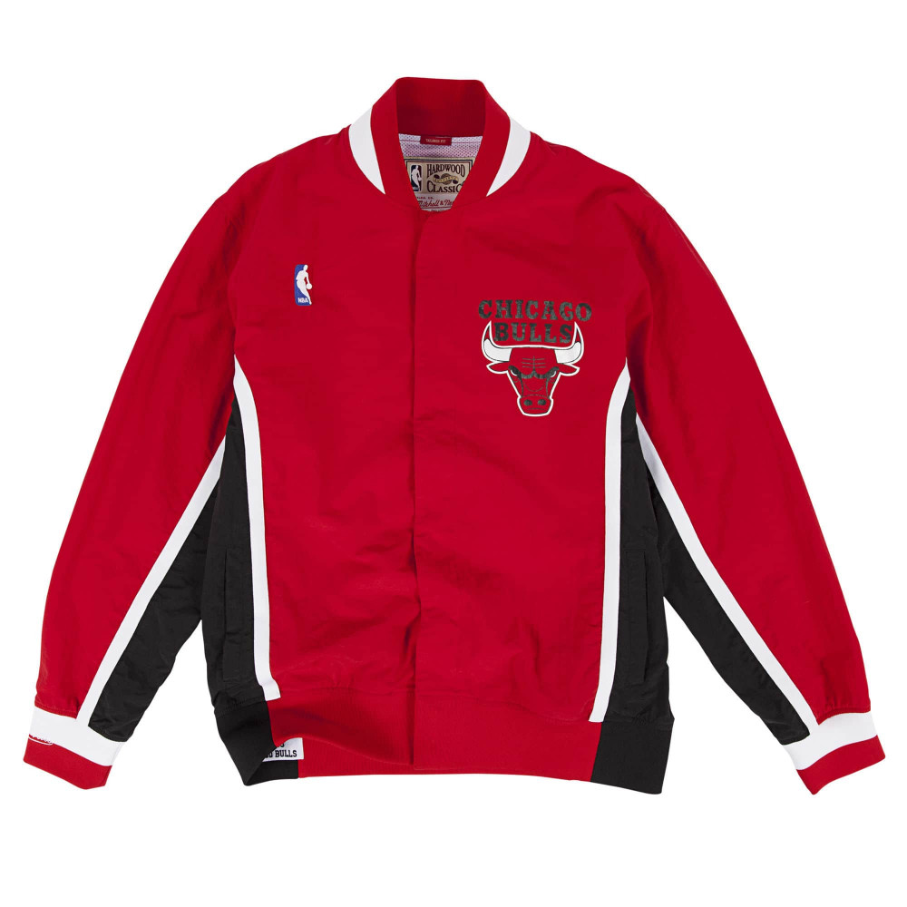 MITCHELL &amp; NESS NBA CHICAGO BULLS 1992-93' AUTHENTIC WARM UP JACKET SCARLET