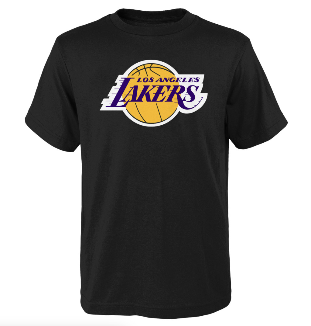 Nike NBA Los Angeles Lakers Primary Logo SS Tee Black L