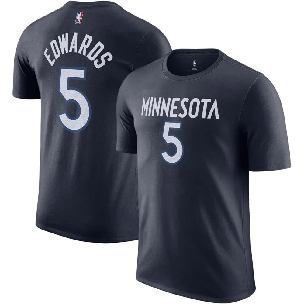 Nike NBA Minnesota Timberwolves - Anthony Edwards N&amp;N icon Tee Blue L
