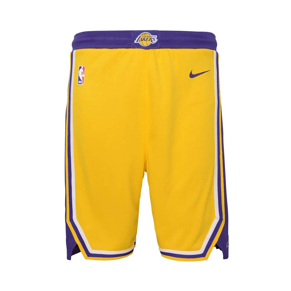 NIKE NBA LOS ANGELES LAKERS BOYS ICON SWINGMAN SHORT AMARILLO L